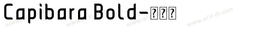 Capibara Bold字体转换